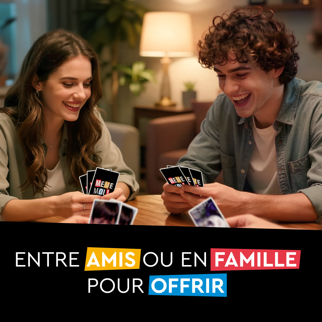 Mème-moi - Le jeu de société de mèmes pour les amis et l'apéro - Parfait pour l'ambiance et l'humour - 2 à 6 joueurs