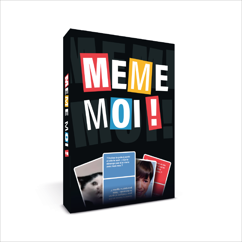 Mème-moi - Le jeu de société de mèmes pour les amis et l'apéro - Parfait pour l'ambiance et l'humour - 2 à 6 joueurs